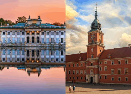 Warszawa – Zamek Królewski – Łazienki Królewskie